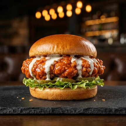 Buffalo Crispy Chicken Burger