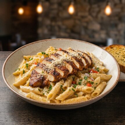 Cajun Chicken Alfredo Pasta