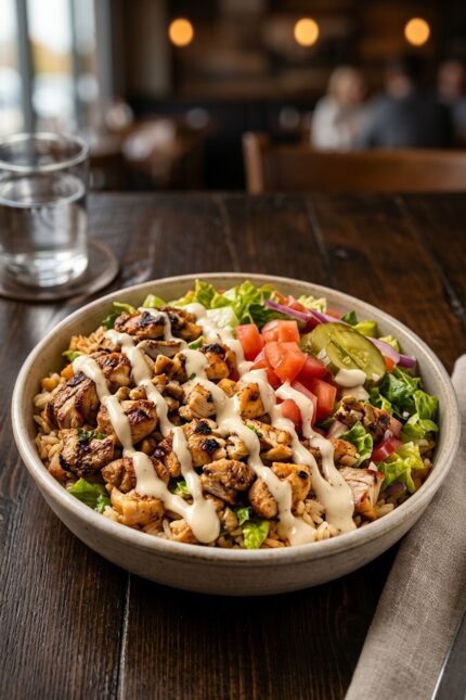 Chicken Shawarma Rice Bowl